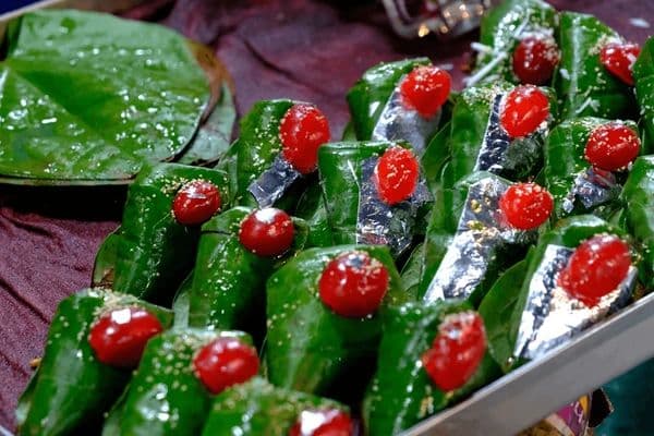 Chocolate Paan with Cherry