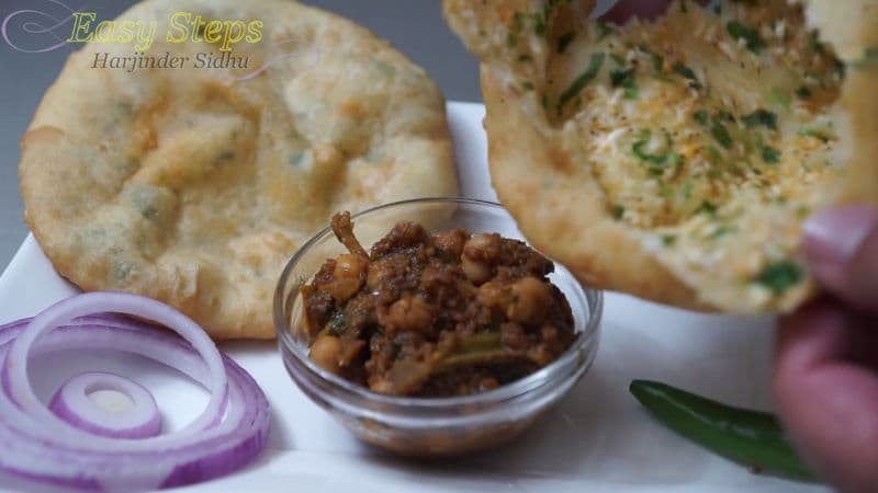 Stuffed Channa Bhatura