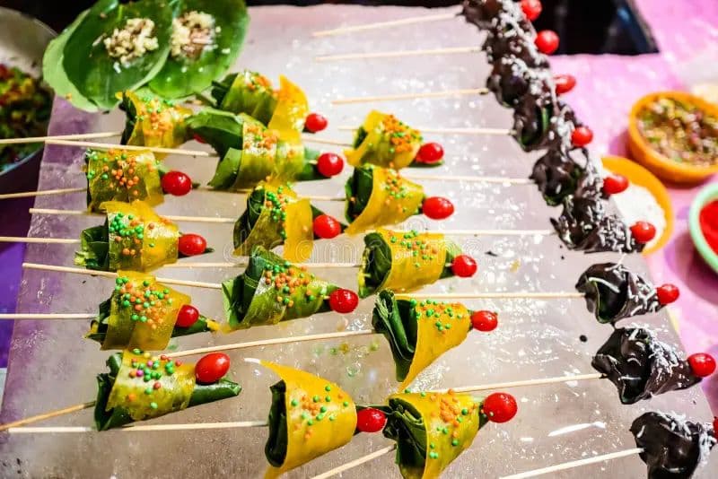 Mango Paan with Cherry