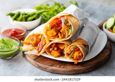 Indian Style Noodle Wrap