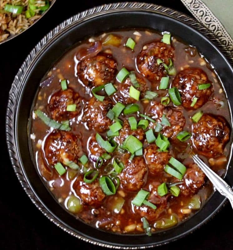 Vegetable Manchurian (GF)